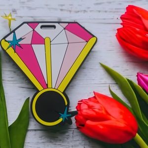 Pink 💎 Dimond Luggage Tag